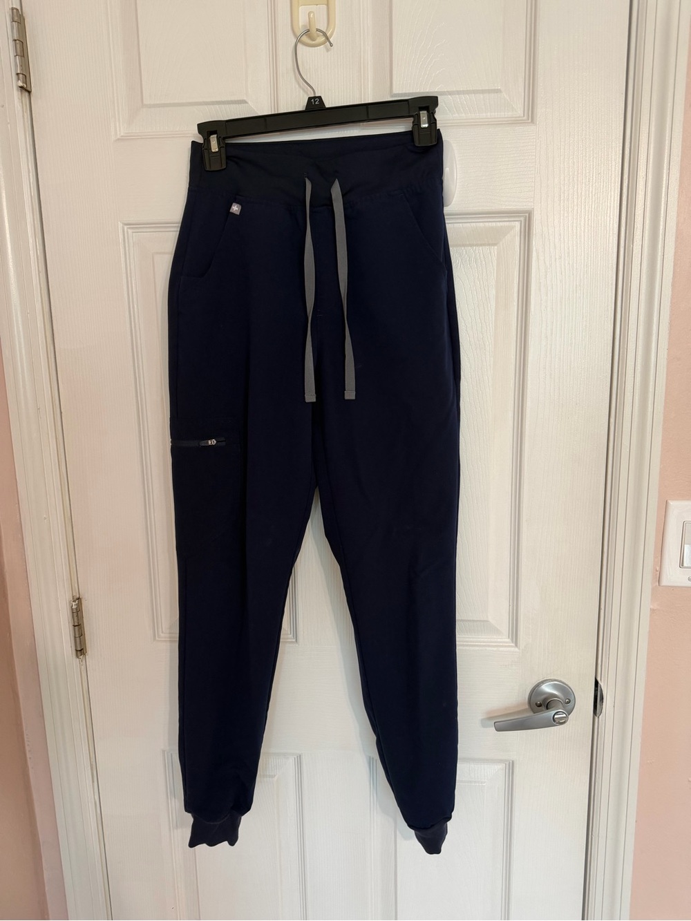 Women’s Navy Zamora High Waisted Jogger(XS)